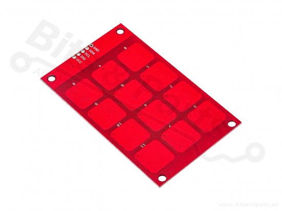 Touch/touch sensor capacitive 3x4 MPR121 